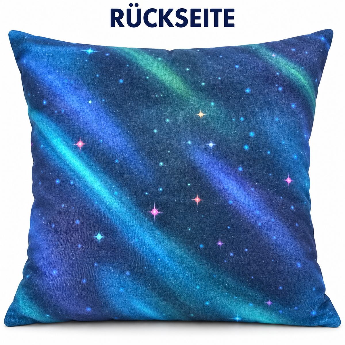 Personalisiertes Kinderkissen Fledermaus mit Namen – 40 × 40 cm
