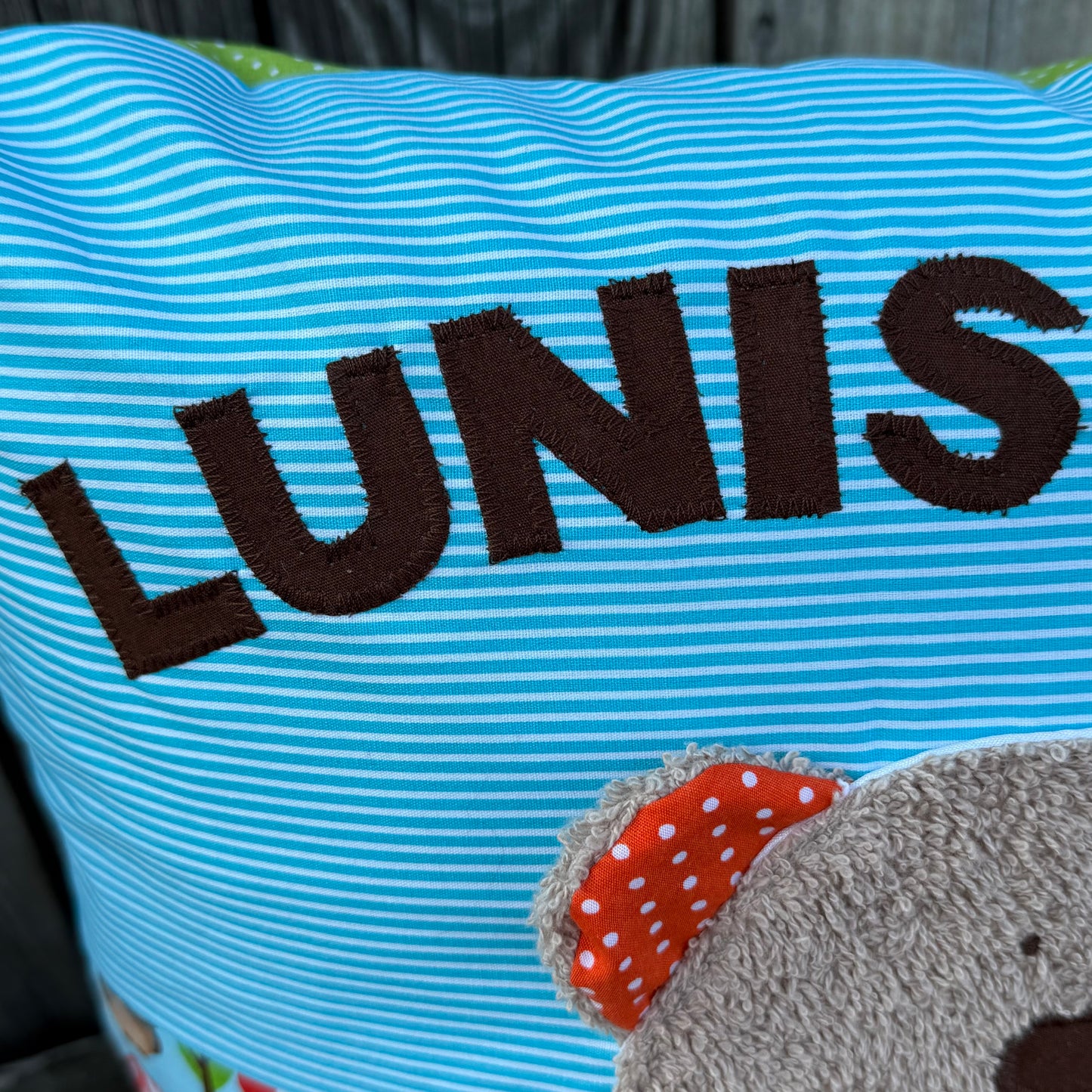 Kissen Bär personalisiert