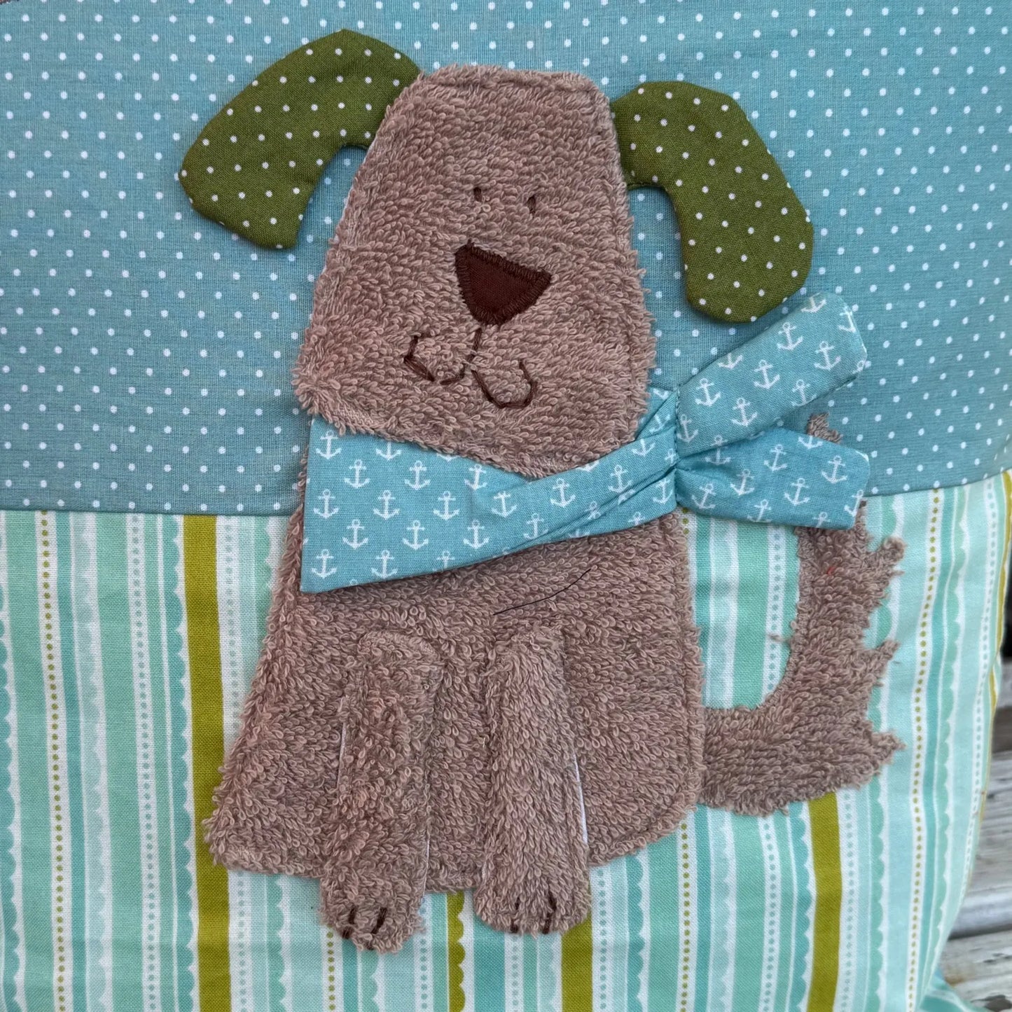 Personalisiertes Kinderkissen Hund mit Namen – Kuschelkissen Geschenk