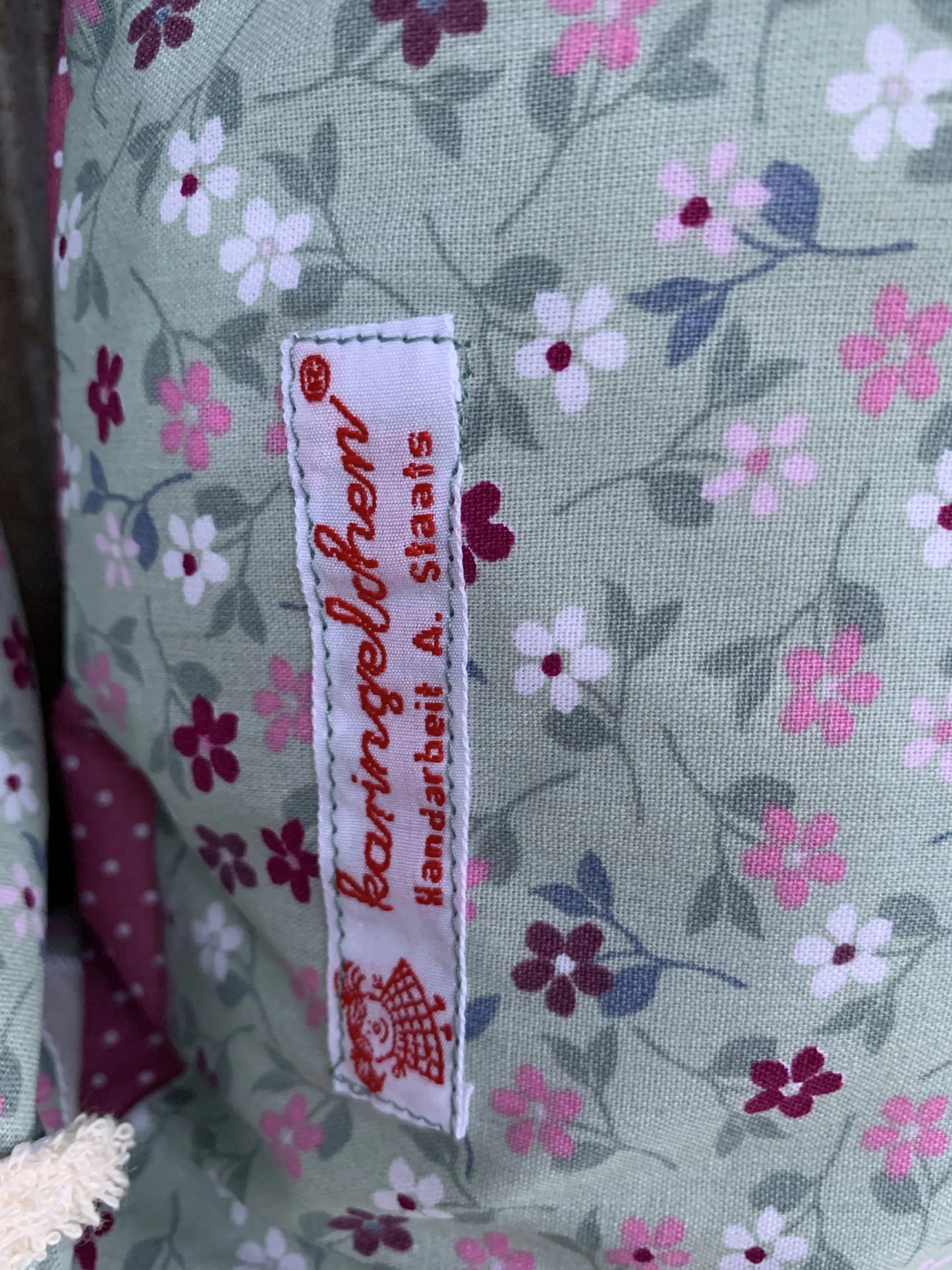 Geschenkset Schnecke – Kissen & Wetbag personalisiert, Handmade