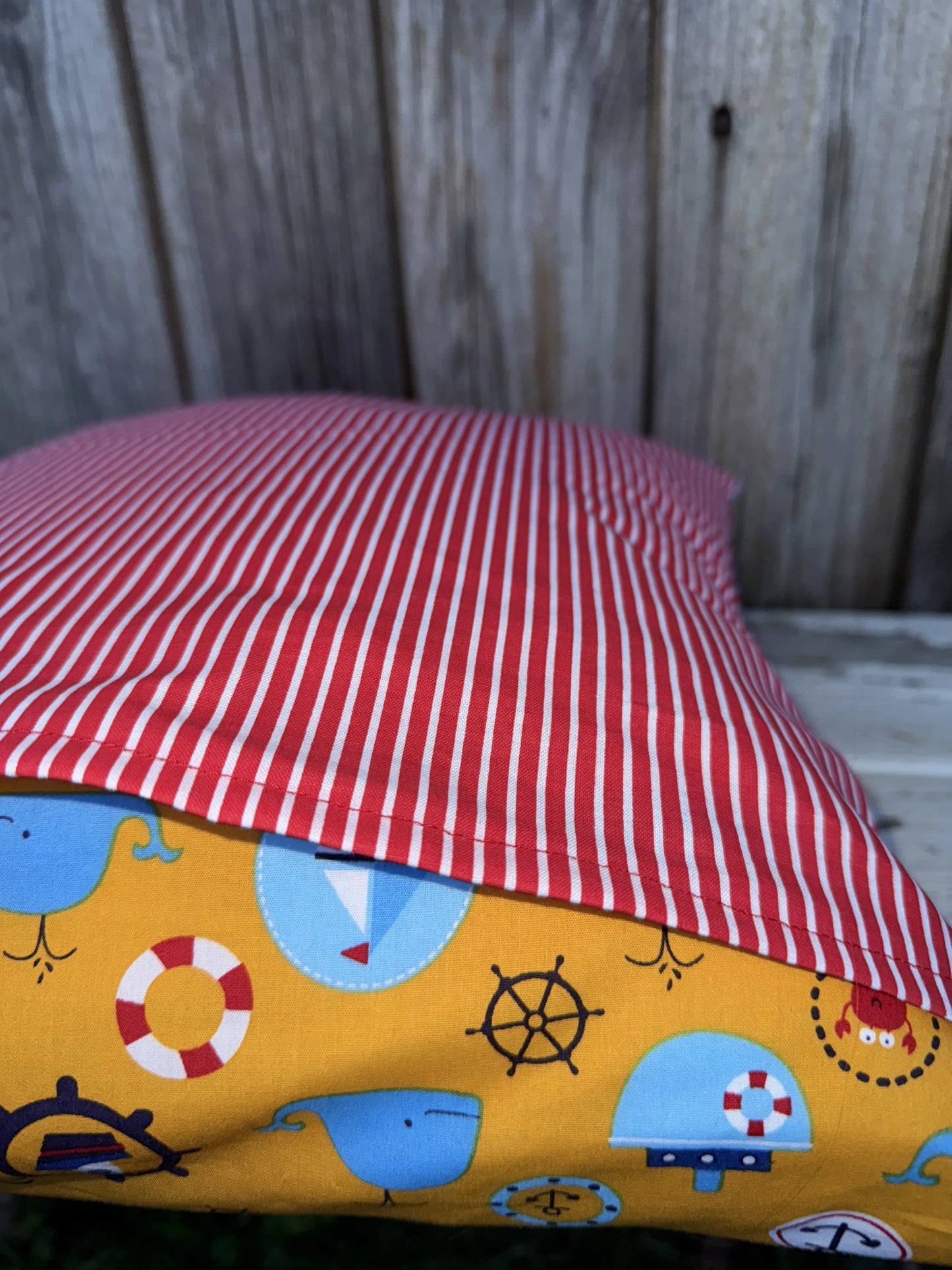 Geschenkset Pirat – Kissen & Wetbag personalisiert, Handmade