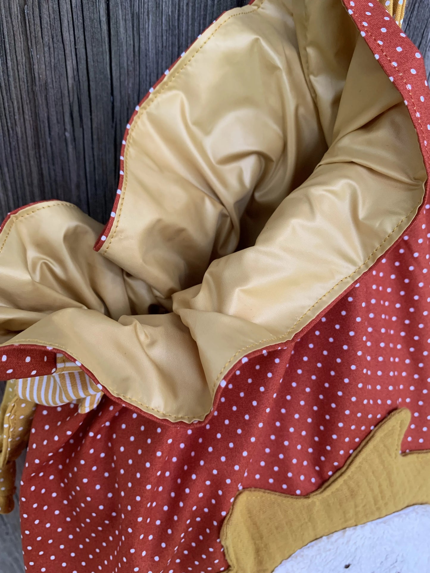 Kita-Set Löwe – Handgemachte Wetbag & Garderobenbeutel mit Namen für Jungen & Mädchen