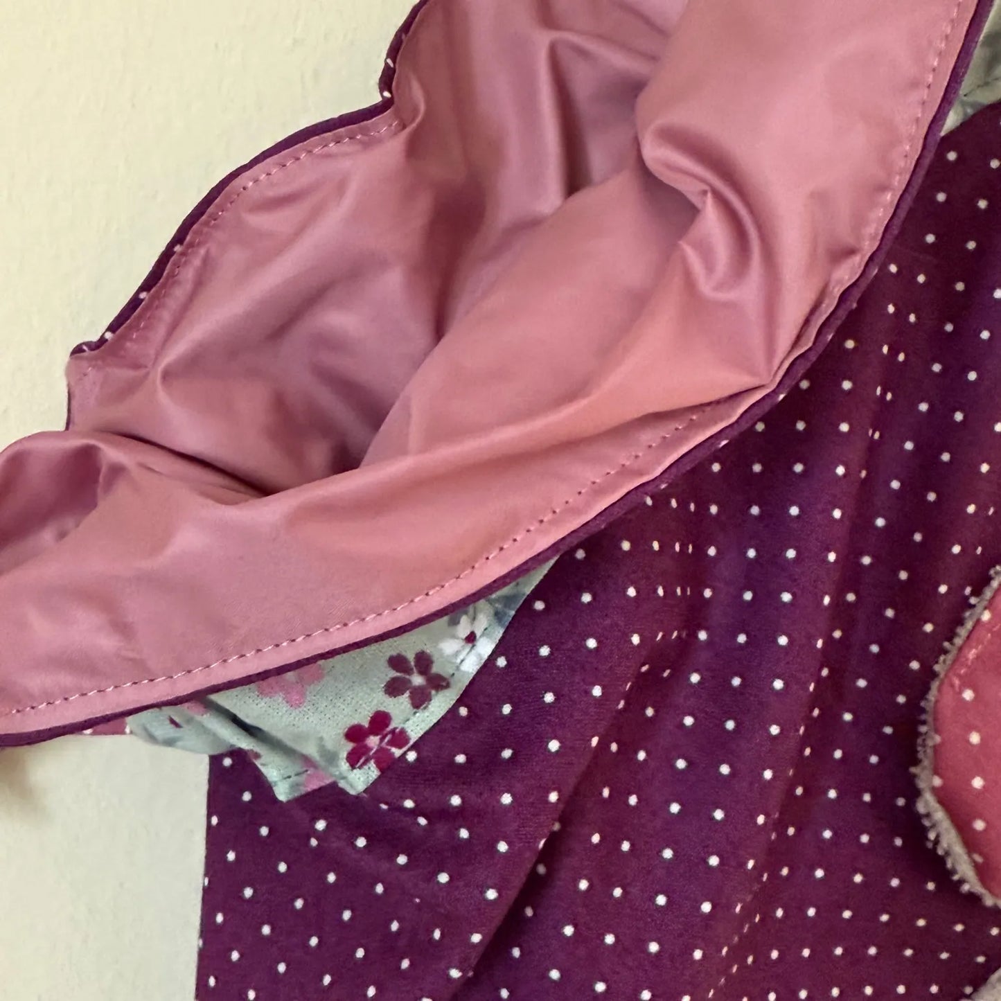 Kita-Set Maus & Katze – Handgemachte Wetbag & Garderobenbeutel mit Namen für Kinder