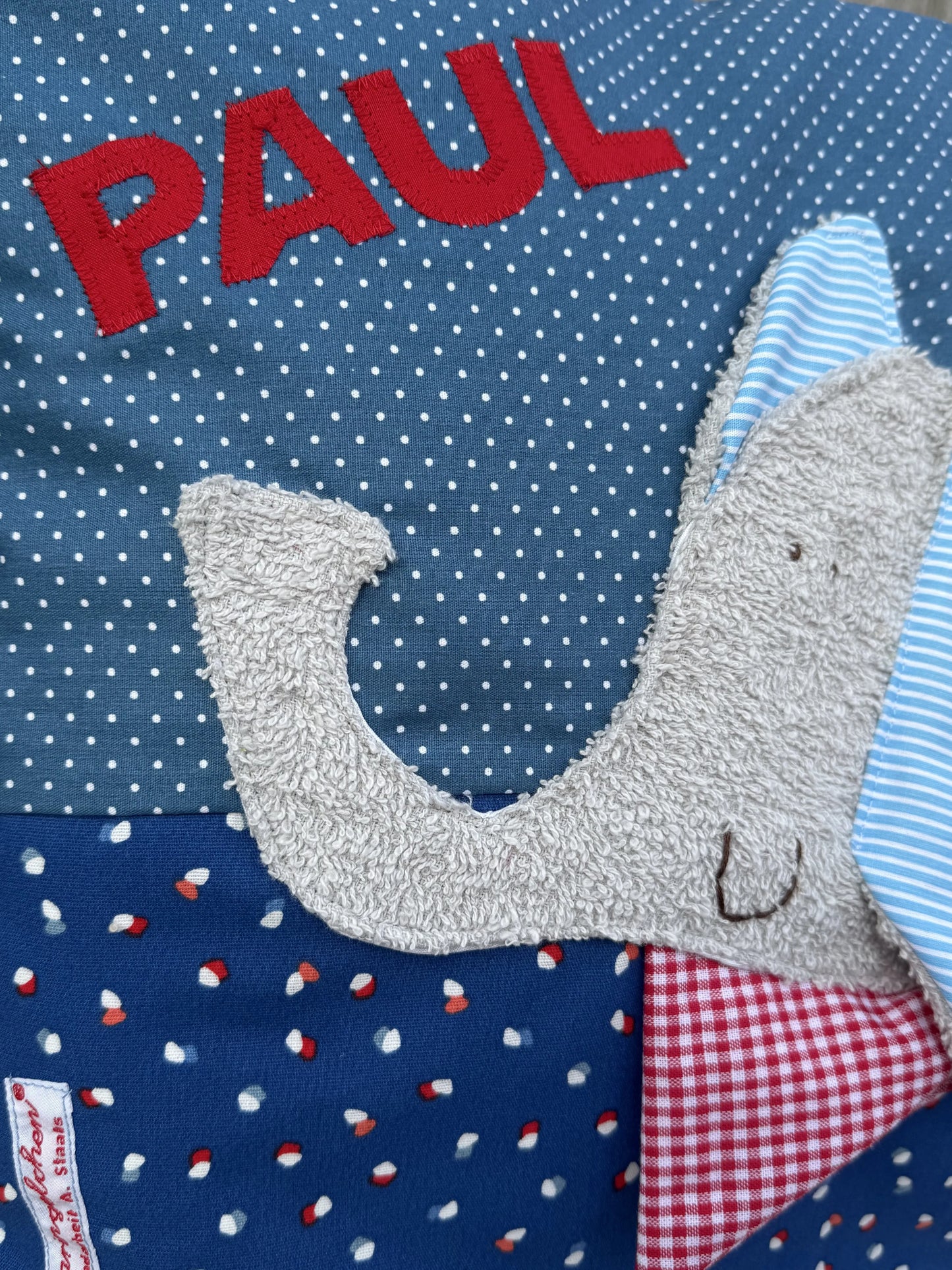 Kissen Elefant – Personalisiertes Kinderkissen mit Namen
