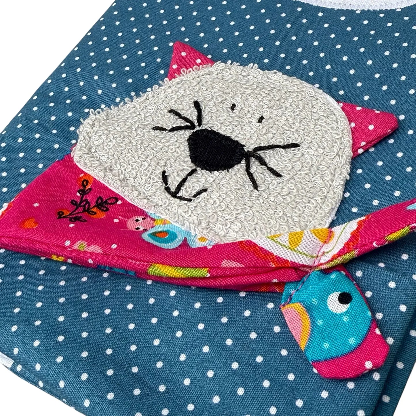 Personalisierte U-Heft-Hülle mit Katzenmotiv – handmade