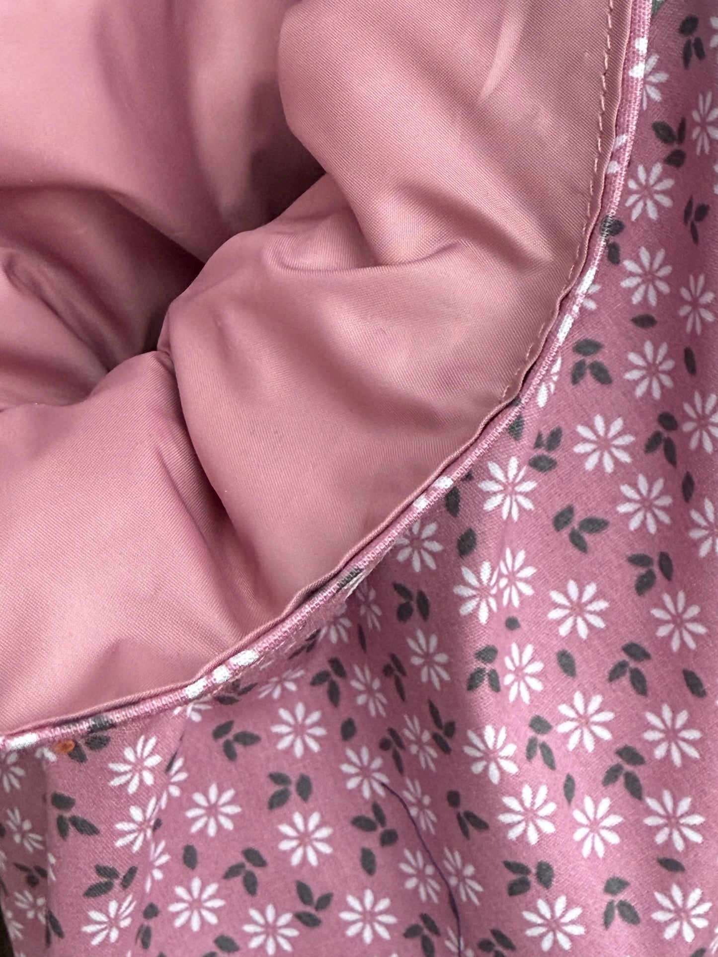 Handgemachter Stoffbeutel mit Schildkröte – Rosa/Grün – Unikat für Kinder & Alltag