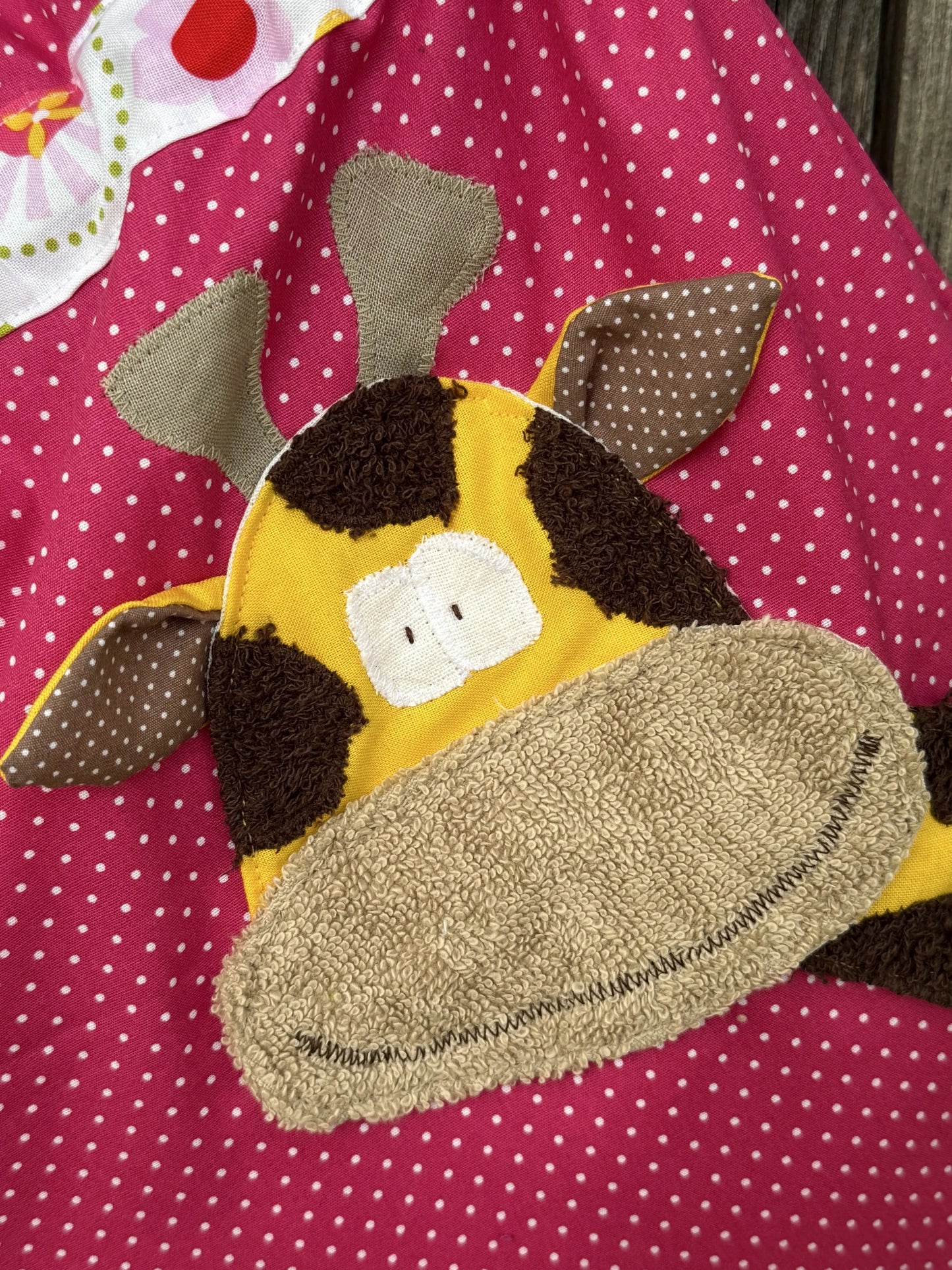 Wetbag „Giraffe“ – wasserdichter Beutel, handgenäht & wiederverwendbar