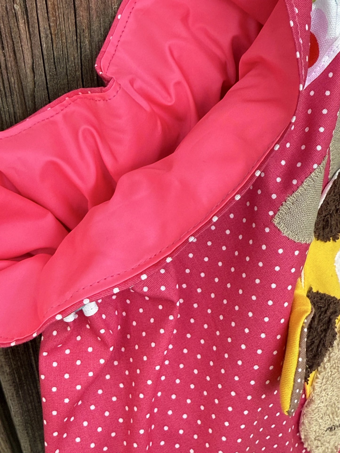 Wetbag „Giraffe“ – wasserdichter Beutel, handgenäht & wiederverwendbar