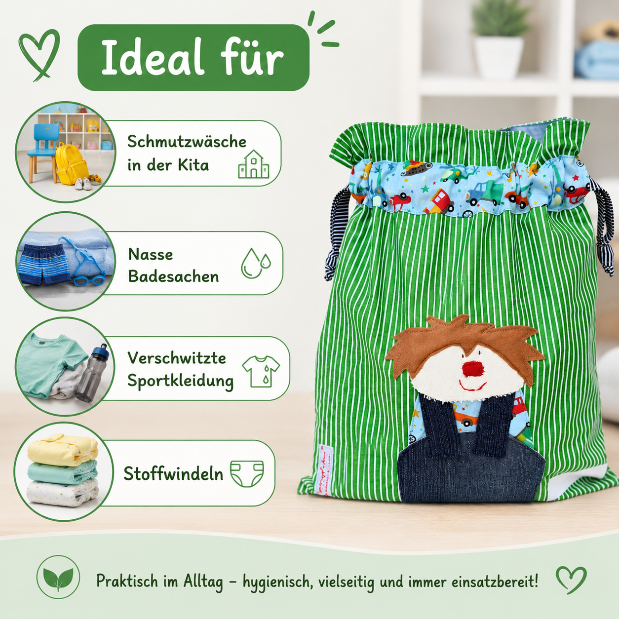 Wetbag Junge – Wasserdichte Aufbewahrungstasche mit Jungenmotiv