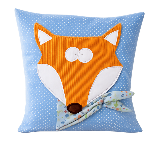 Reisekissen für Kinder – Kissen Fuchs 30x30 cm