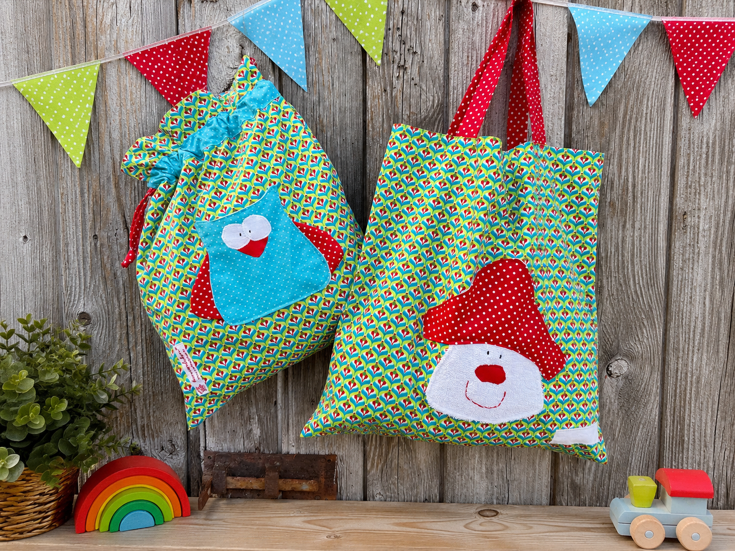 Personalisiertes KitaSet Eule – Wetbagset & Kindertasche für die Eingewöhnung Kita