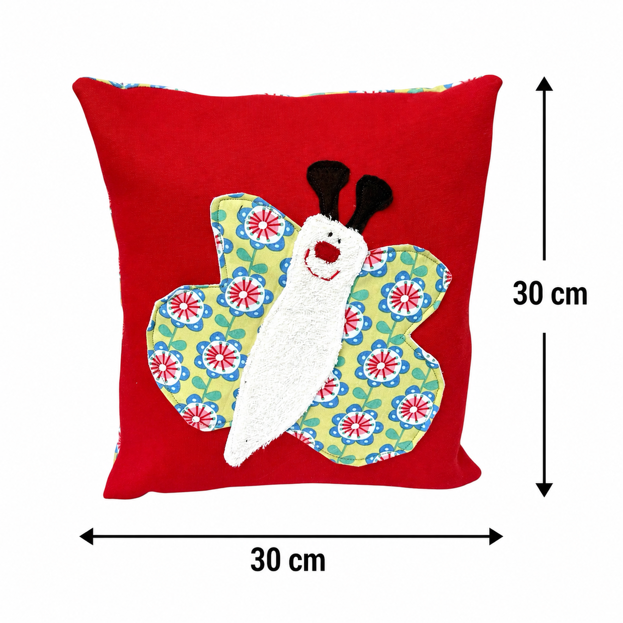 Reisekissen Schmetterling für Kinder – Kuschelkissen für Auto, Urlaub & Kindergarten