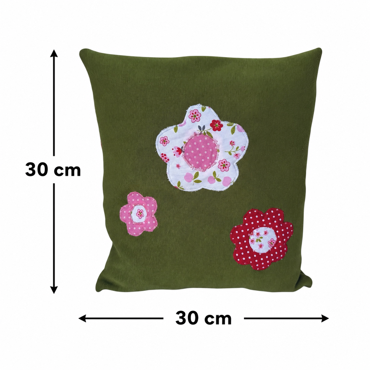 Reisekissen Blumenwiese für Kinder – Kuschelkissen 30x30 cm