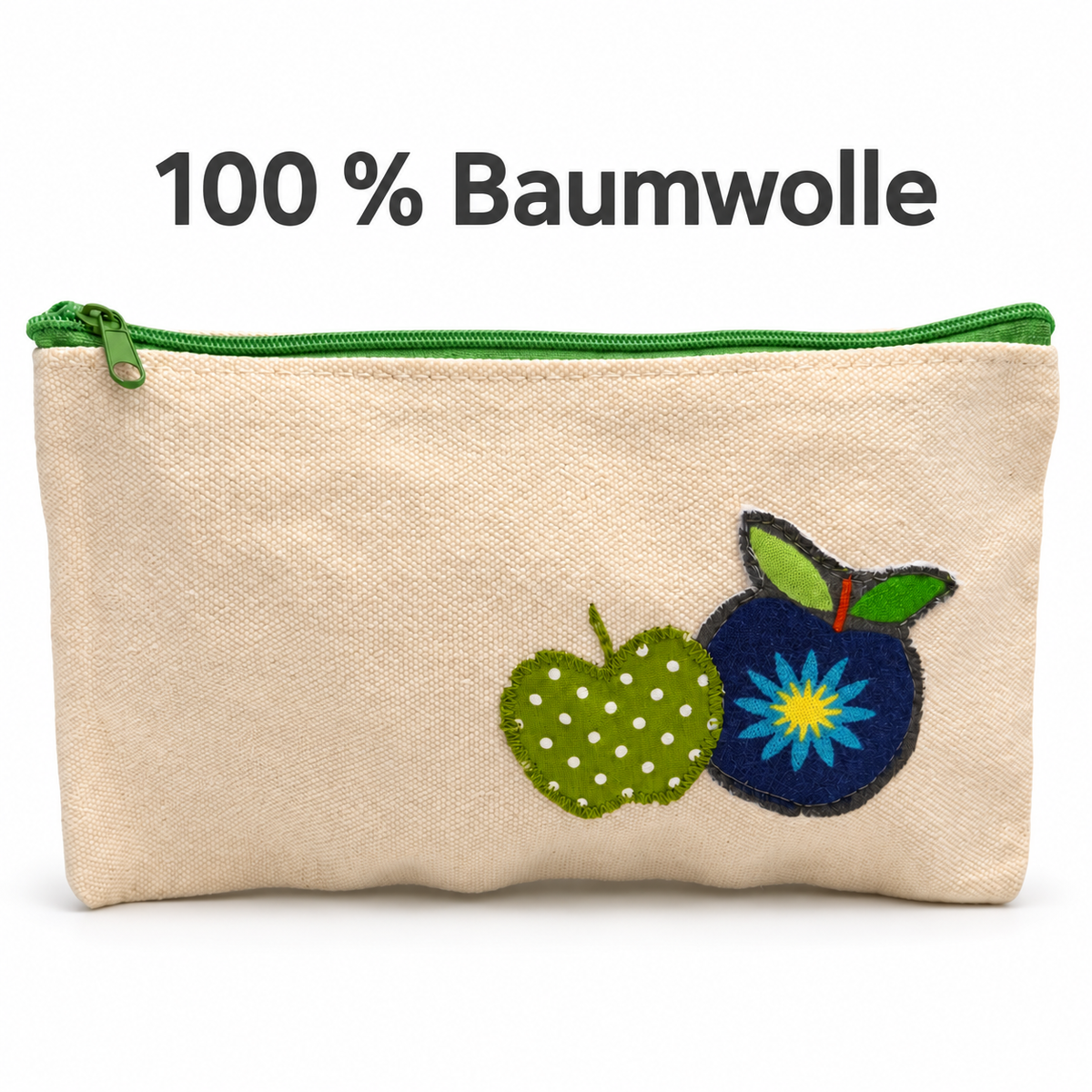 Binden- und Tampontasche mit Obstmotiv