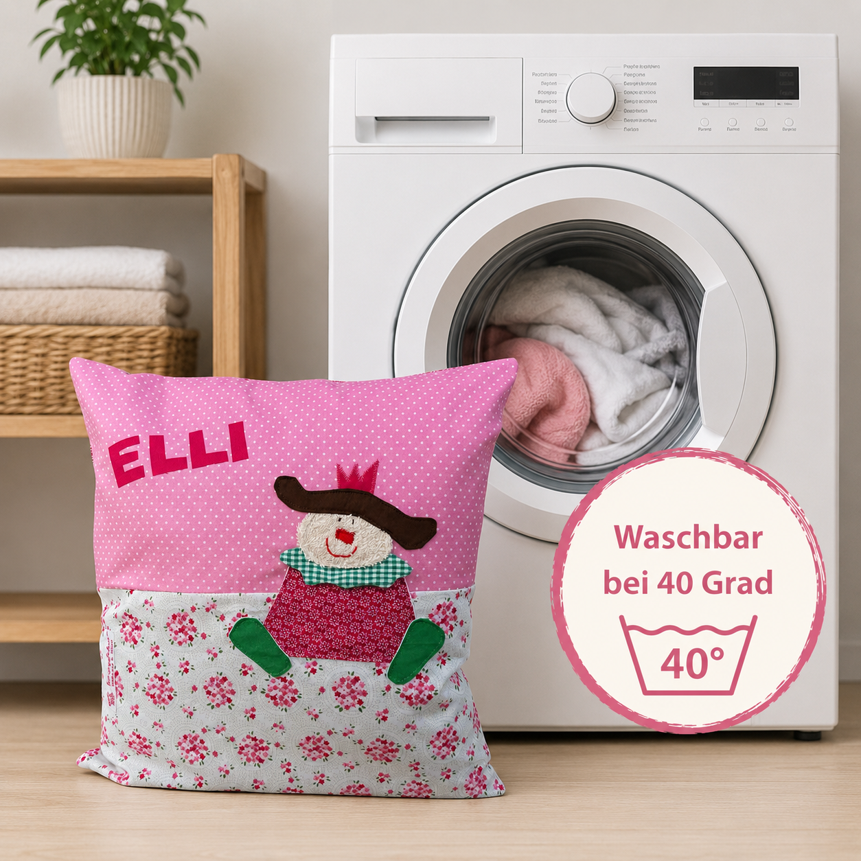 Kissen Prinzessin personalisiert -Kinderkissen mit Namen