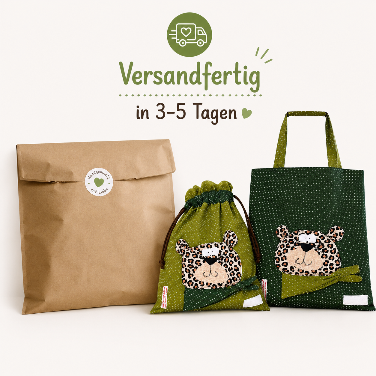 Kindergartenset Leopard – Wetbag Set & Kindertasche | Geschenk für Kindergartenstart