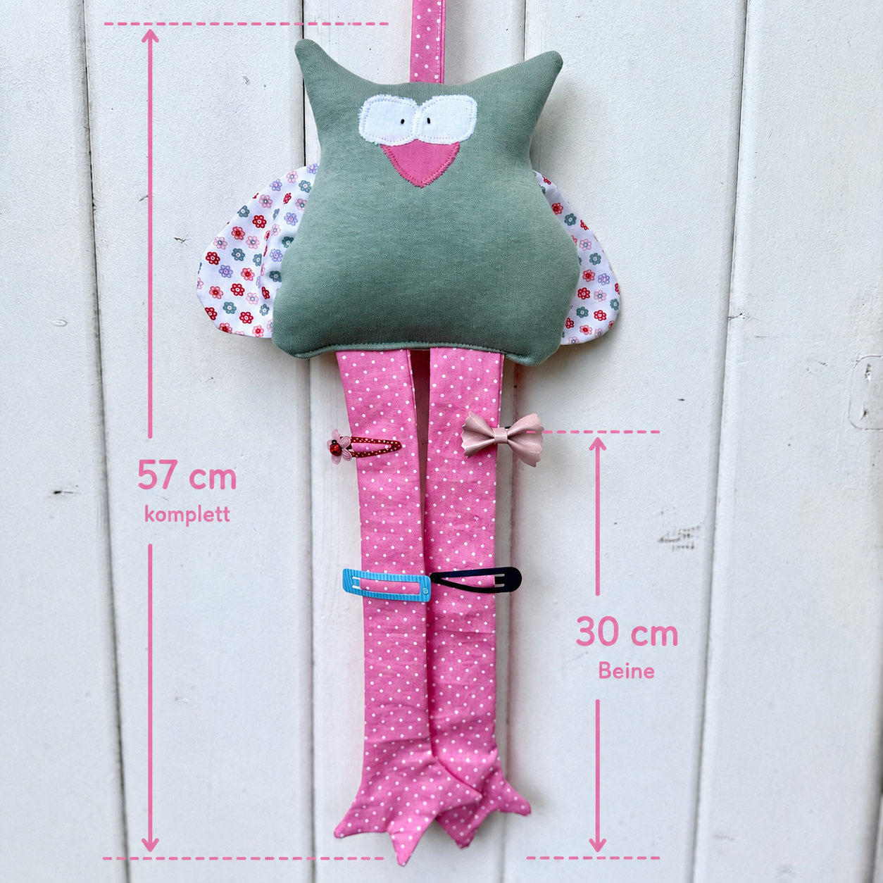 Haarspangenhalter Eule – Handmade & dekorativ für Kinderzimmer
