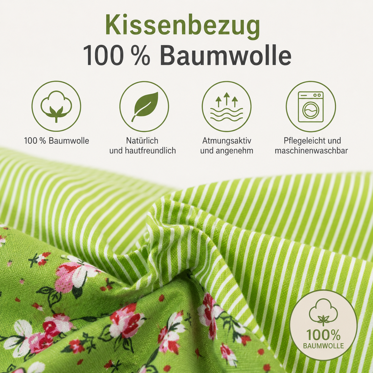 Kissen Marienkäfer personalisiert - Kinderkissen mit Namen