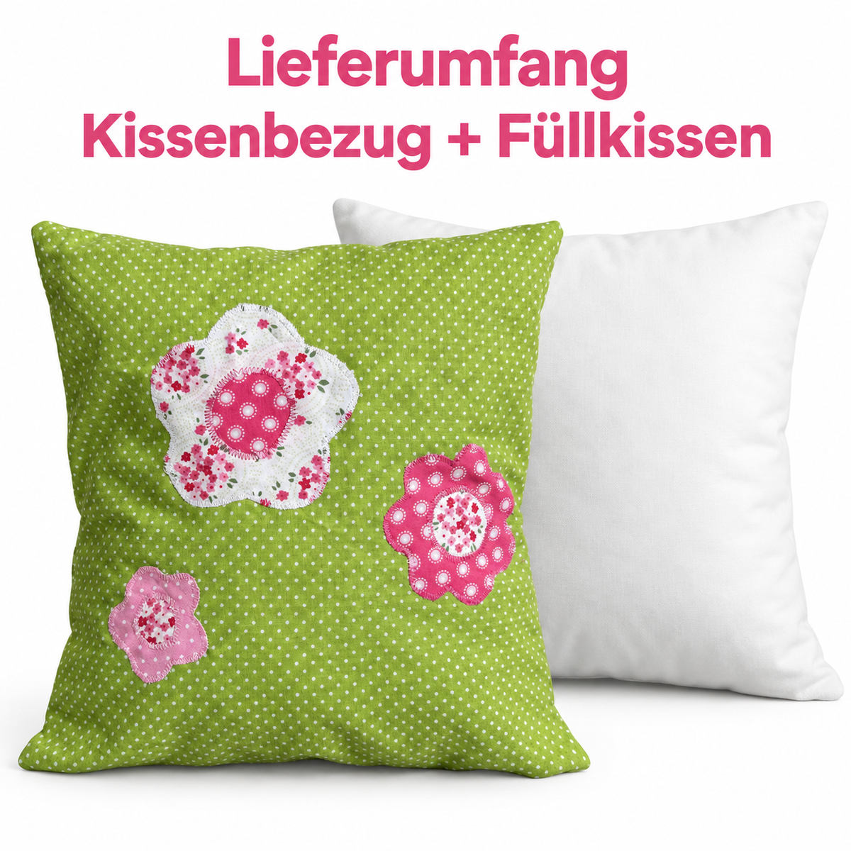 Kissen mit Blumen – Geschenk für die Freundin