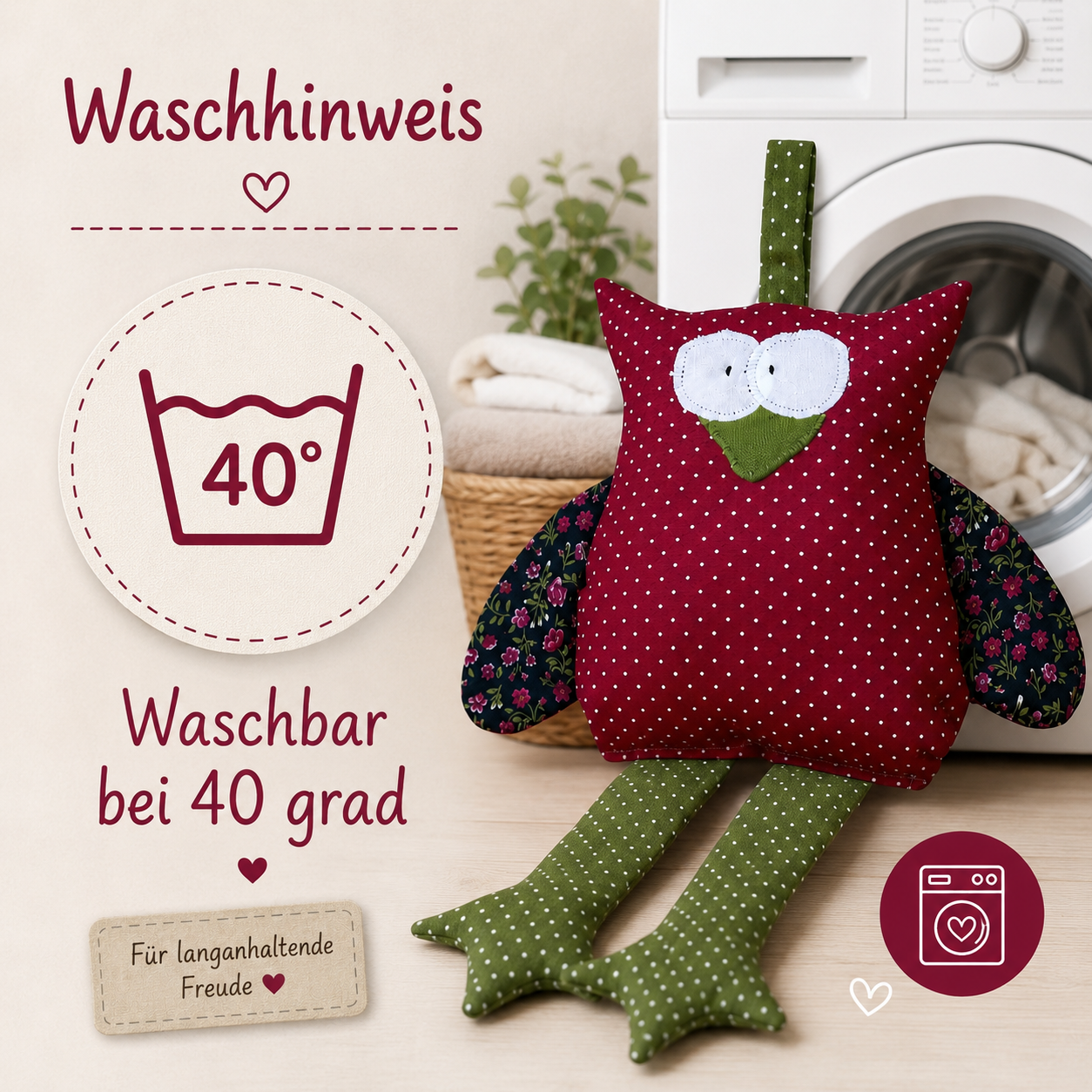 Haarspangenhalter Eule – Handmade & dekorativ für Kinderzimmer