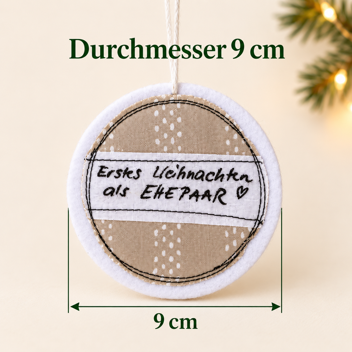 Geschenkanhänger Weihnachten – Erstes Weihnachten als Mr. & Mrs.