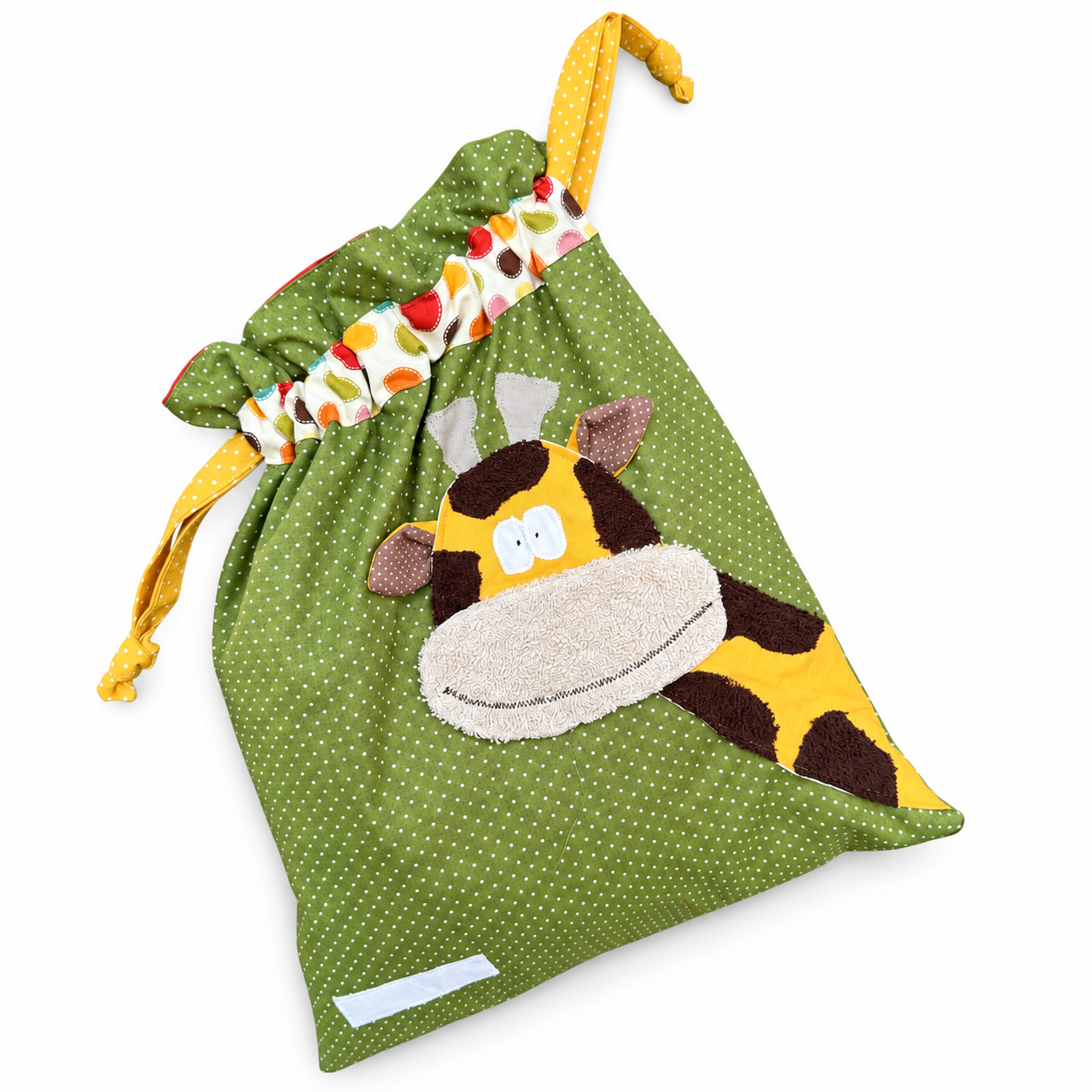 Wetbag Giraffe mit Namen – Nasstasche für Kinder