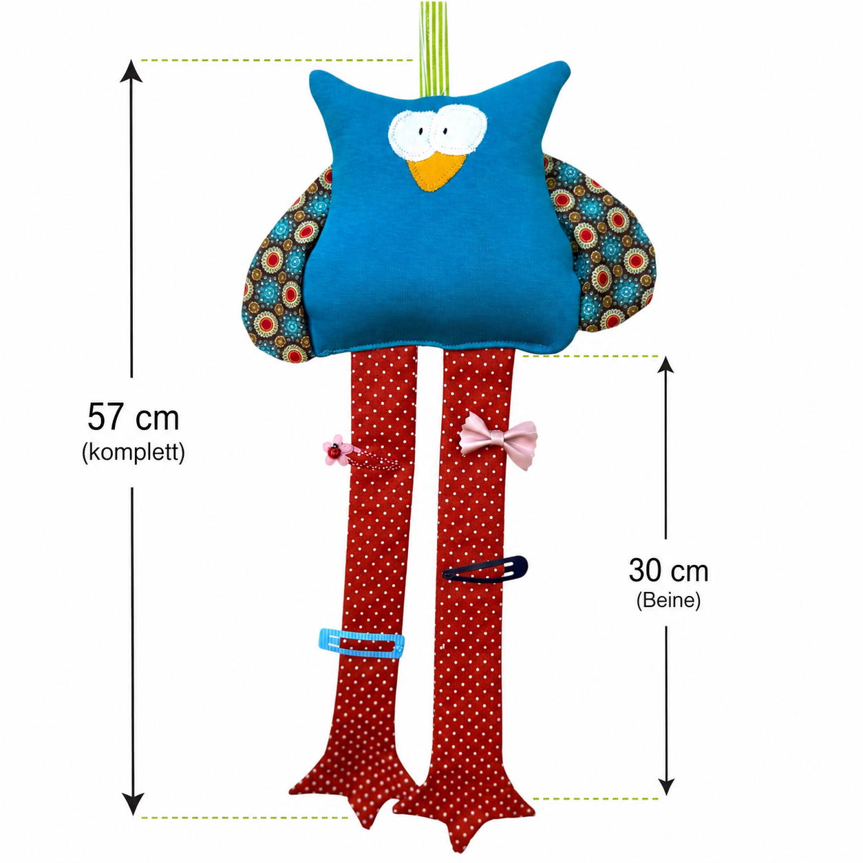 Haarspangenhalter Eule – Handmade & dekorativ für Kinderzimmer