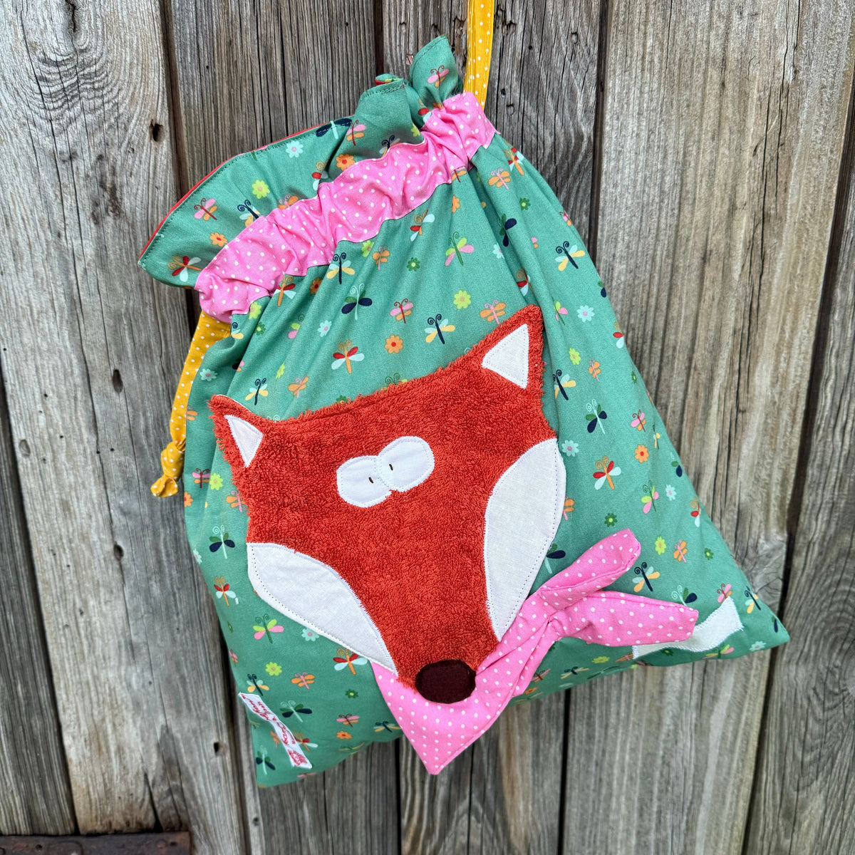 Wetbag für Stoffwindeln mit Fuchs – personalisierbar