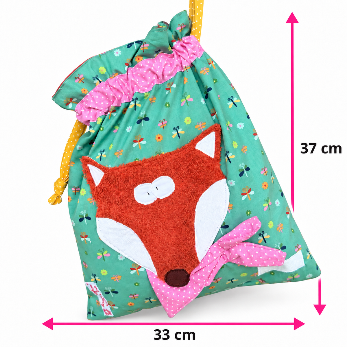 Wetbag für Stoffwindeln mit Fuchs – personalisierbar