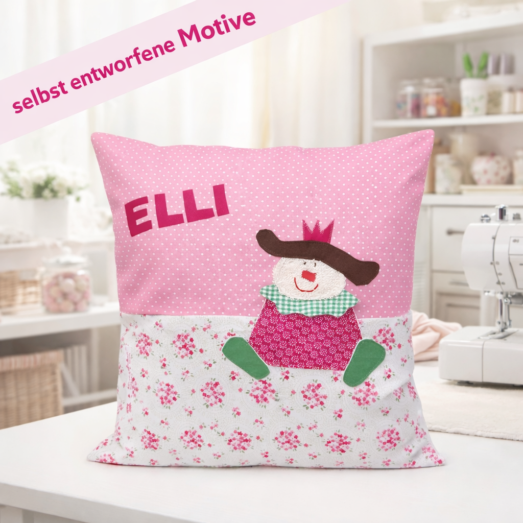 Kissen Prinzessin personalisiert -Kinderkissen mit Namen