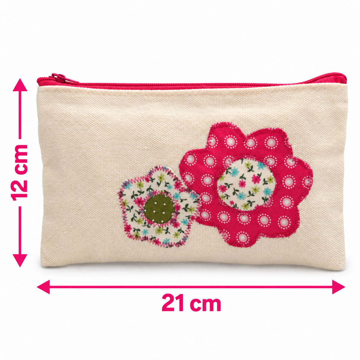 Bindentasche & Tampontasche mit Blumen