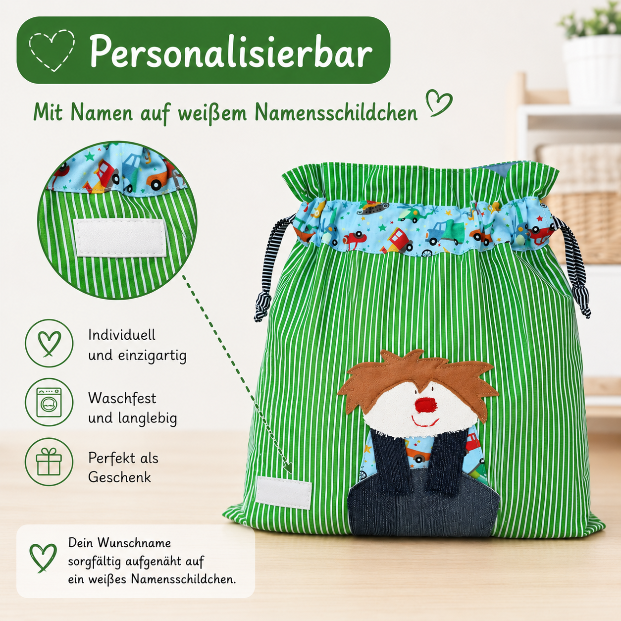 Wetbag Junge – Wasserdichte Aufbewahrungstasche mit Jungenmotiv