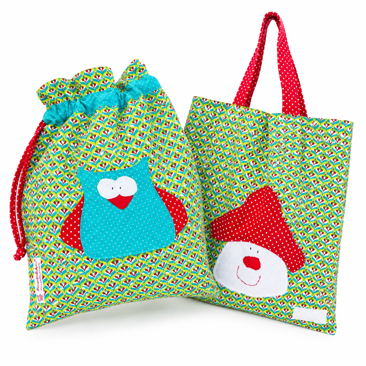 Personalisiertes KitaSet Eule – Wetbagset & Kindertasche für die Eingewöhnung Kita
