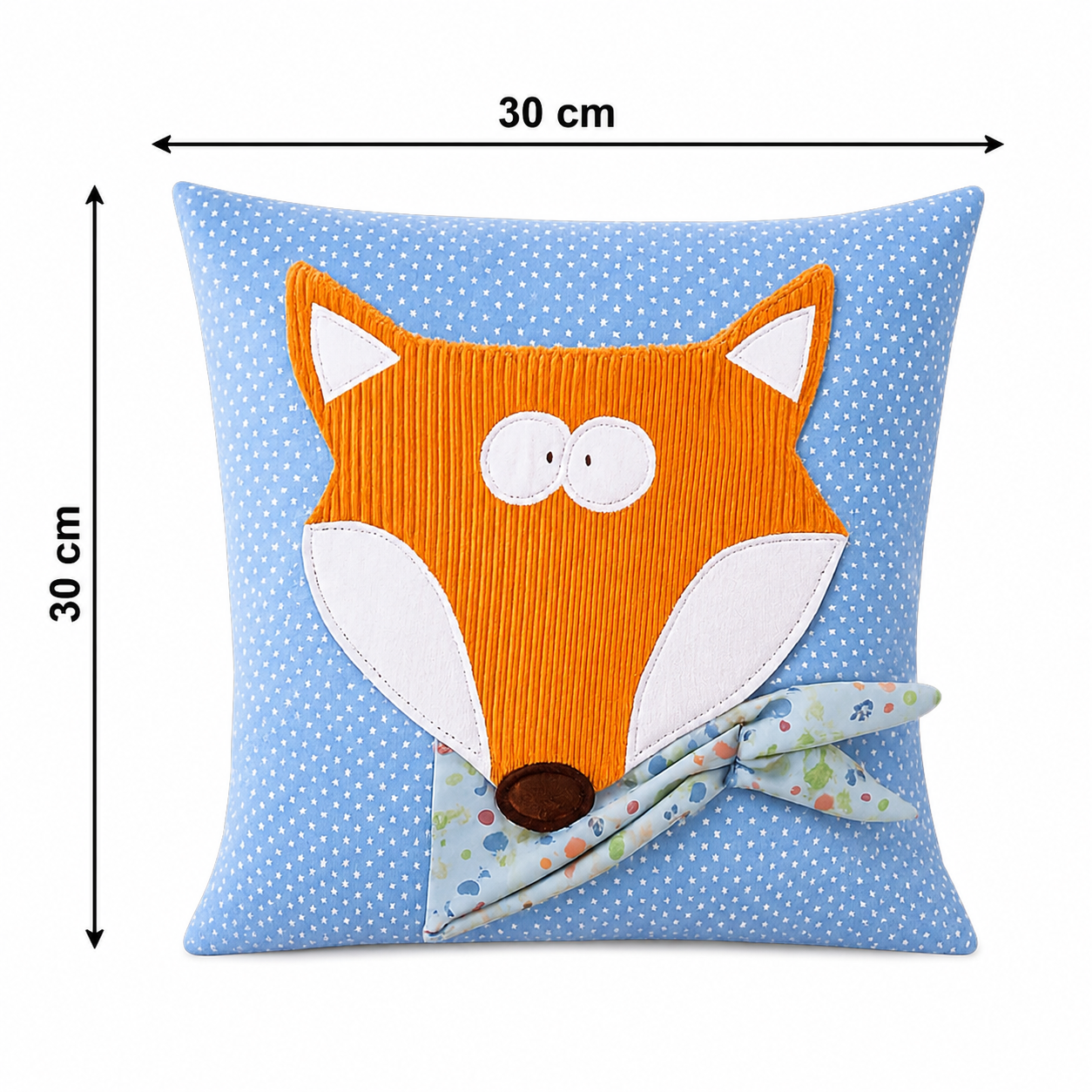 Reisekissen für Kinder – Kissen Fuchs 30x30 cm