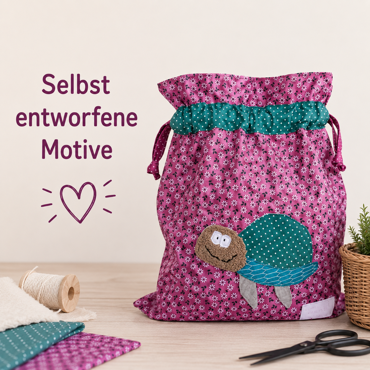 Wetbag Schildkröte personalisiert | Nasstasche für Kinder | Geschenk für Mädchen