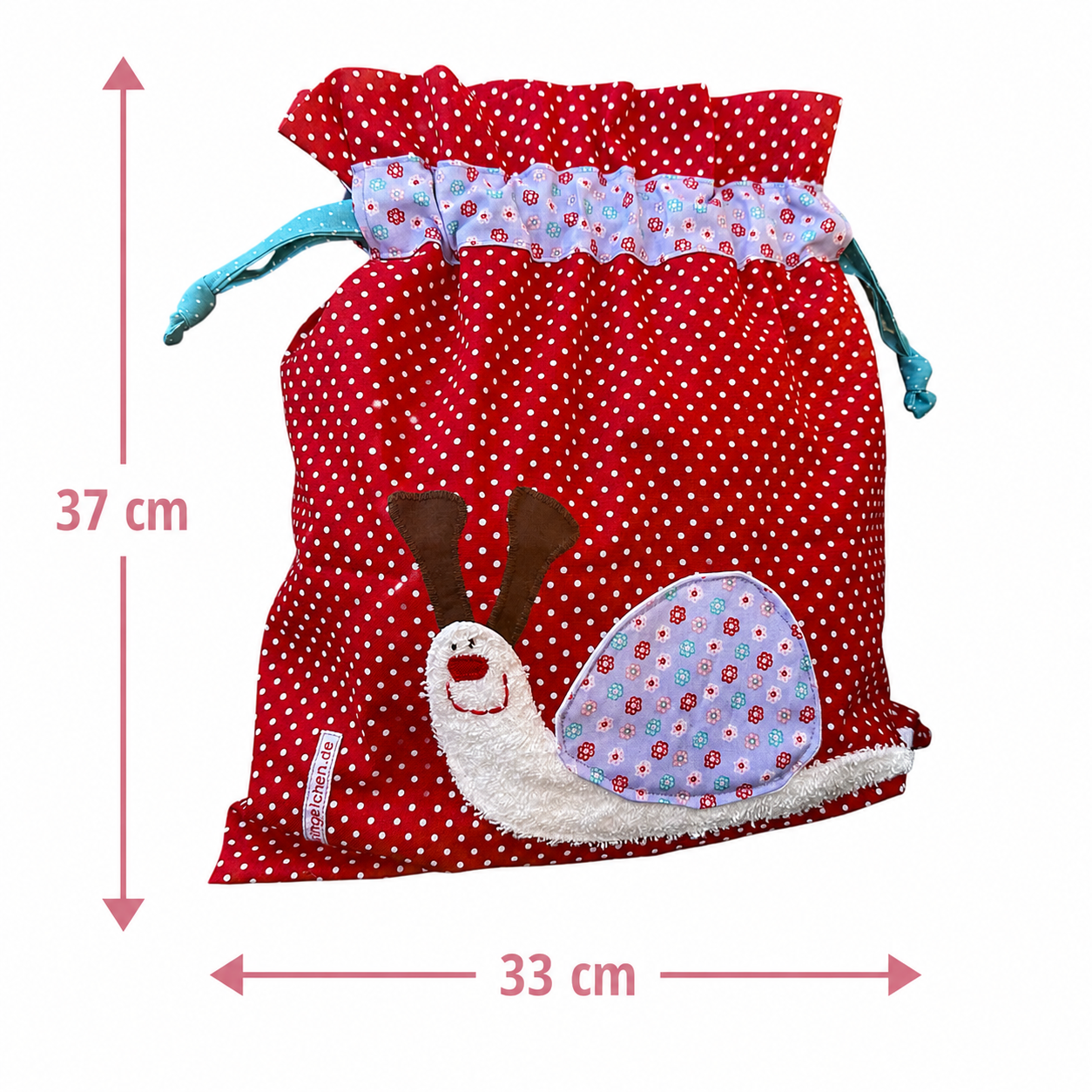 Wetbag Schnecke | Handgefertigte Nasstasche für Kita & Schwimmen