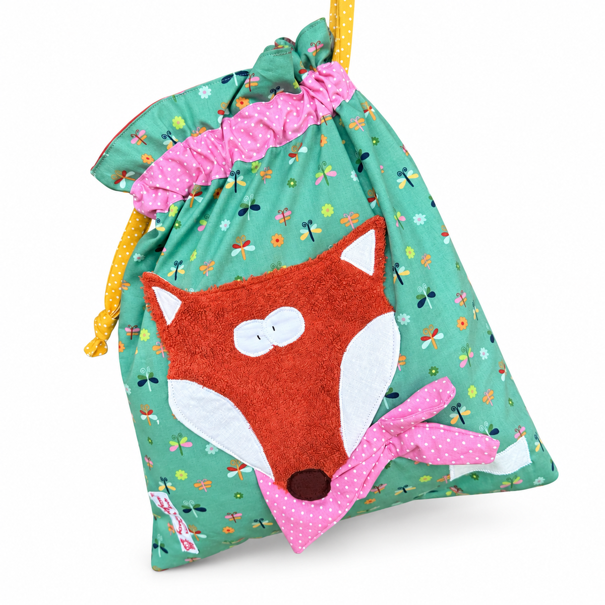 Wetbag für Stoffwindeln mit Fuchs – personalisierbar