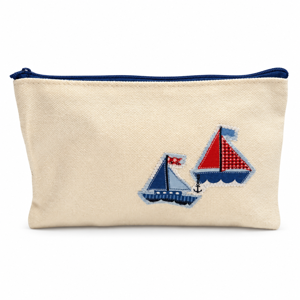 Kosmetiktasche mit Segelbooten – Mitbringsel für Freundin