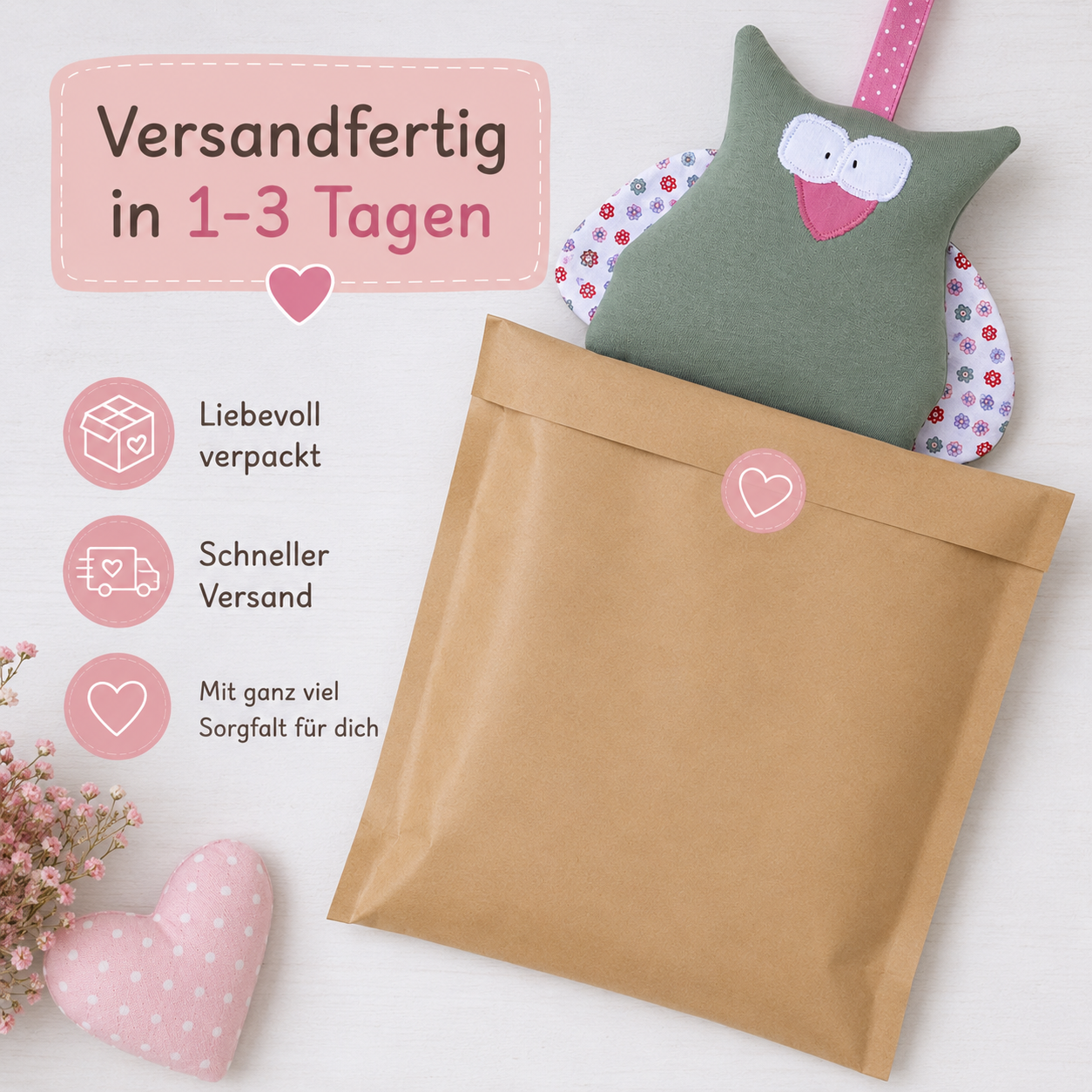 Haarspangenhalter Eule – Handmade & dekorativ für Kinderzimmer