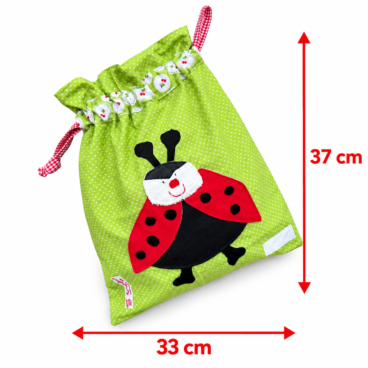 Personalisierter Wetbag Marienkäfer – Geschenk zum 1. Geburtstag