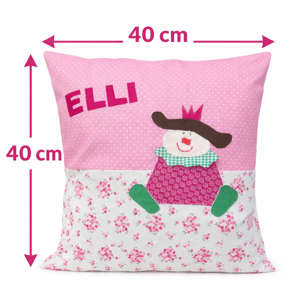 Kissen Prinzessin personalisiert -Kinderkissen mit Namen