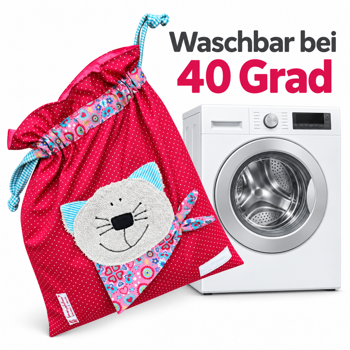 Wetbag Katze – Wasserdichte Aufbewahrungstasche mit Katzenmotiv