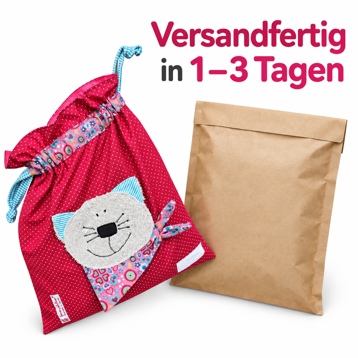 Wetbag Katze – Wasserdichte Aufbewahrungstasche mit Katzenmotiv