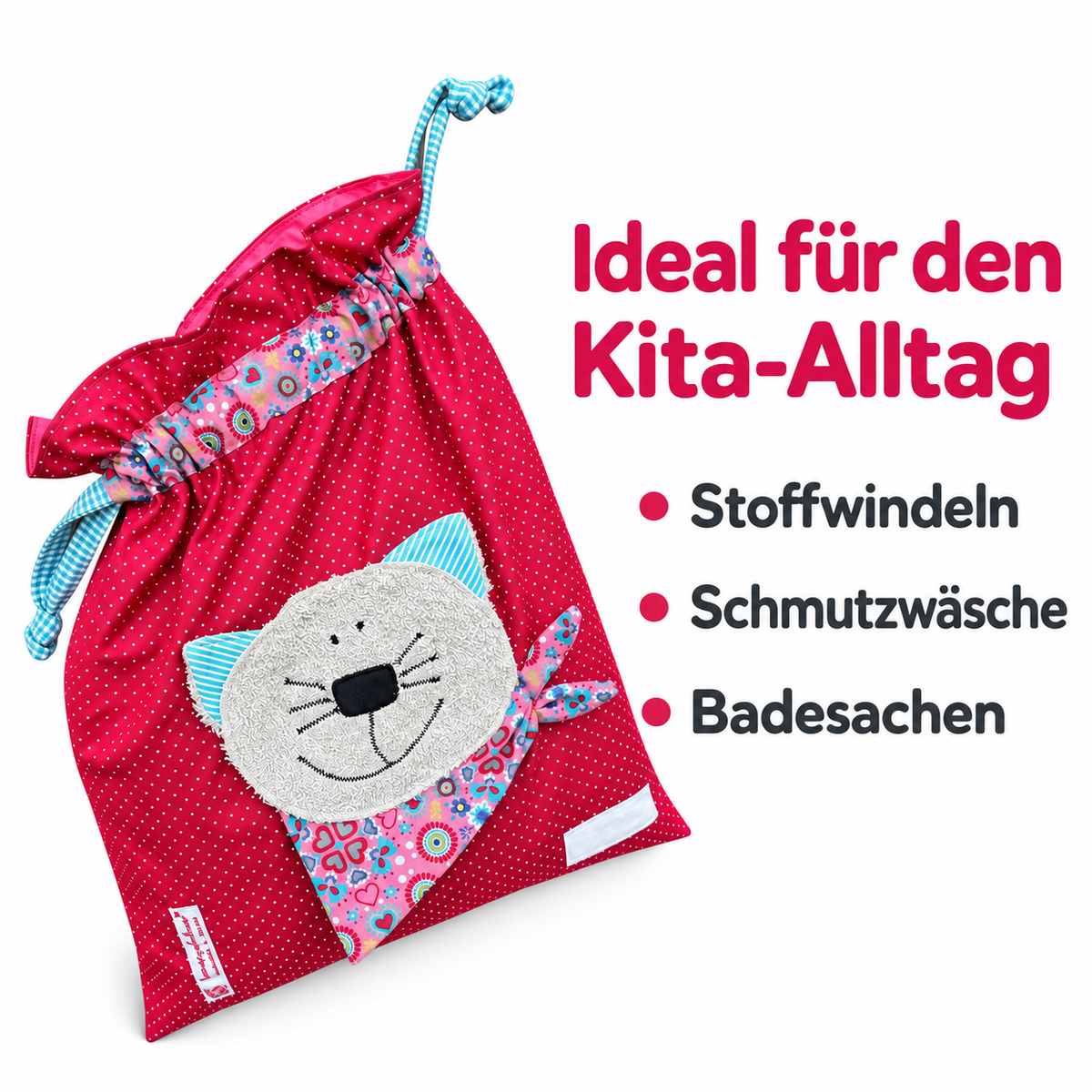 Wetbag Katze – Wasserdichte Aufbewahrungstasche mit Katzenmotiv
