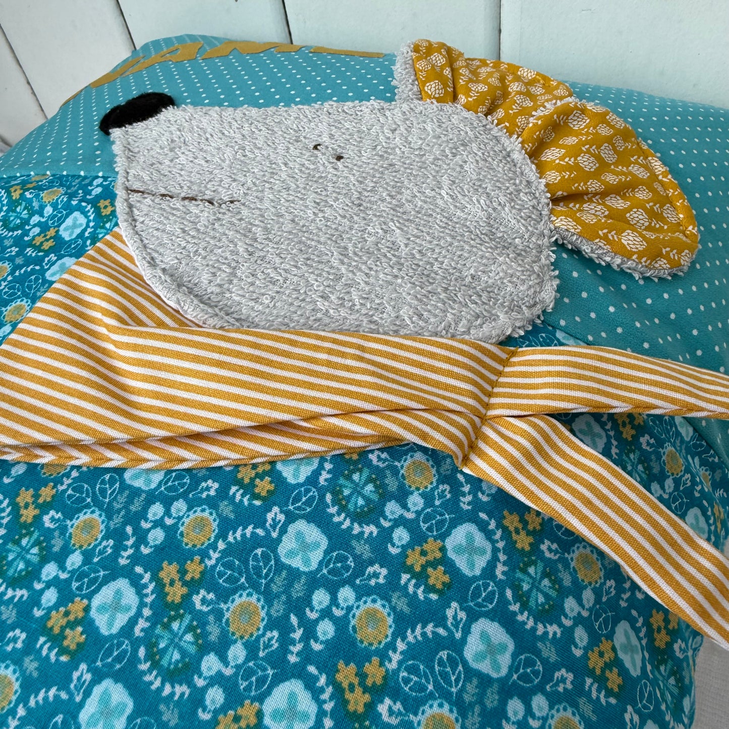 Kinderkissen Maus personalisiert mit Namen – Kuschelkissen für Kinder