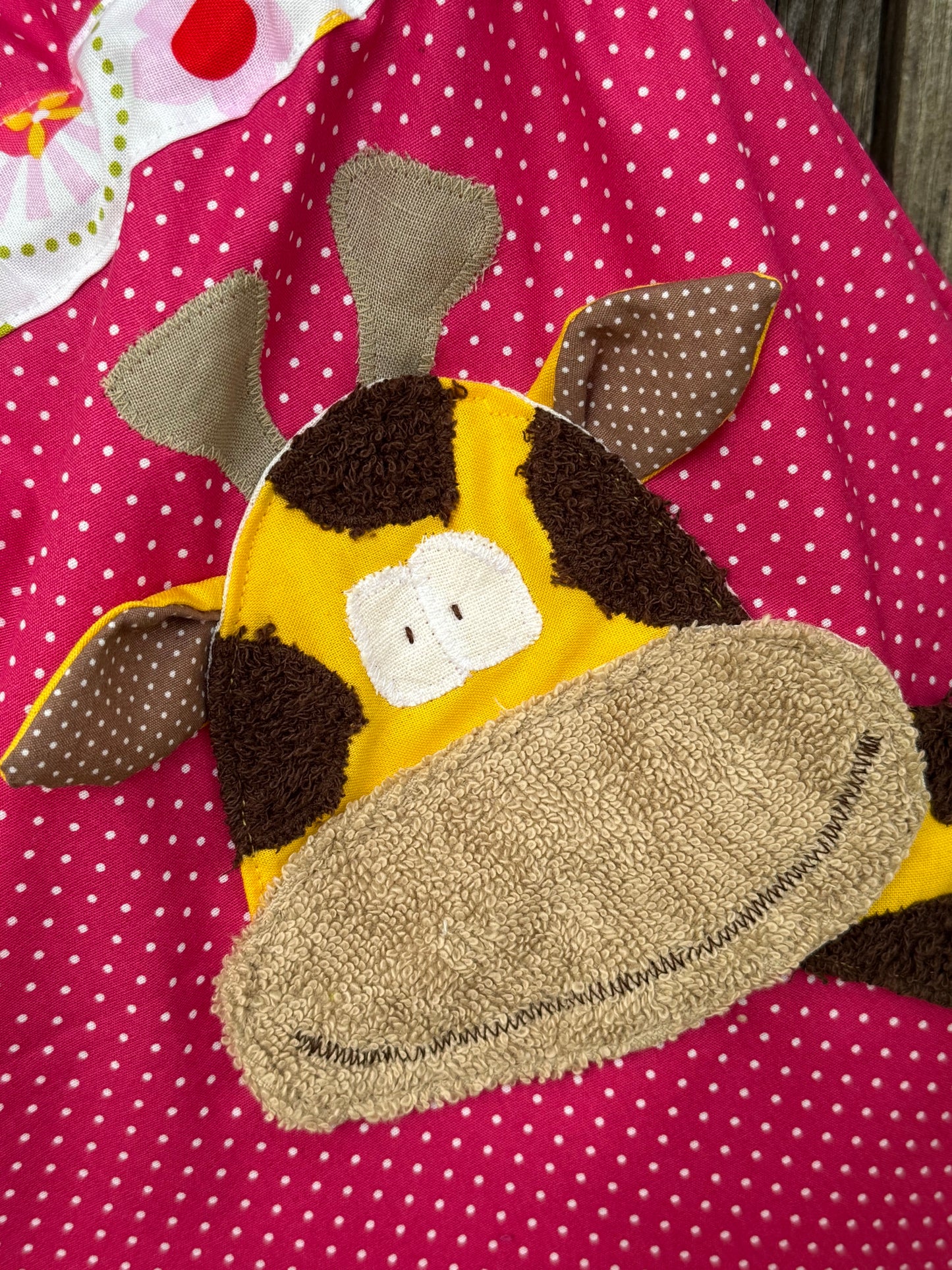 Wetbag Pink mit Giraffe – Nasstasche für Kindergarten & unterwegs