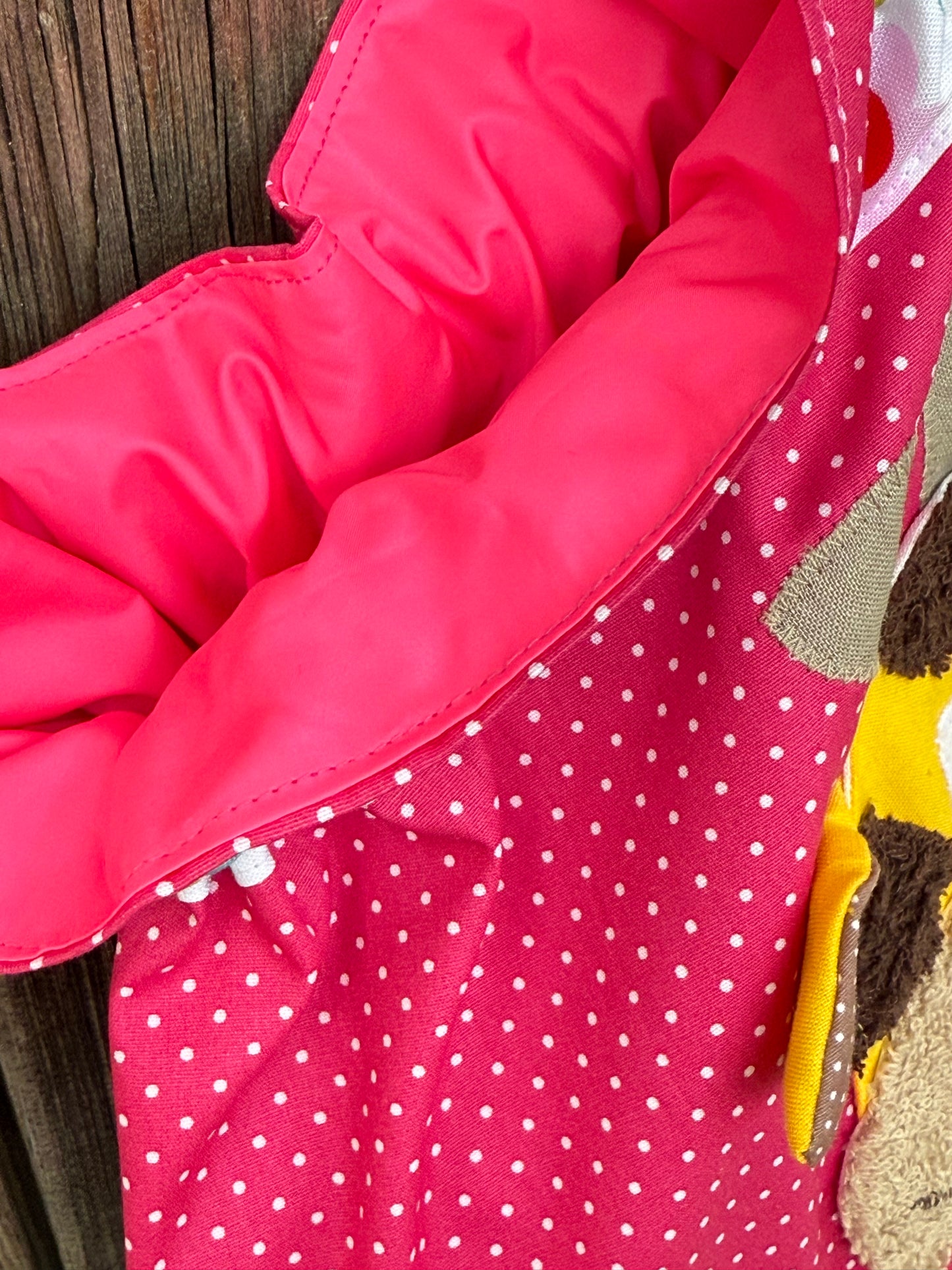 Wetbag Pink mit Giraffe – Nasstasche für Kindergarten & unterwegs