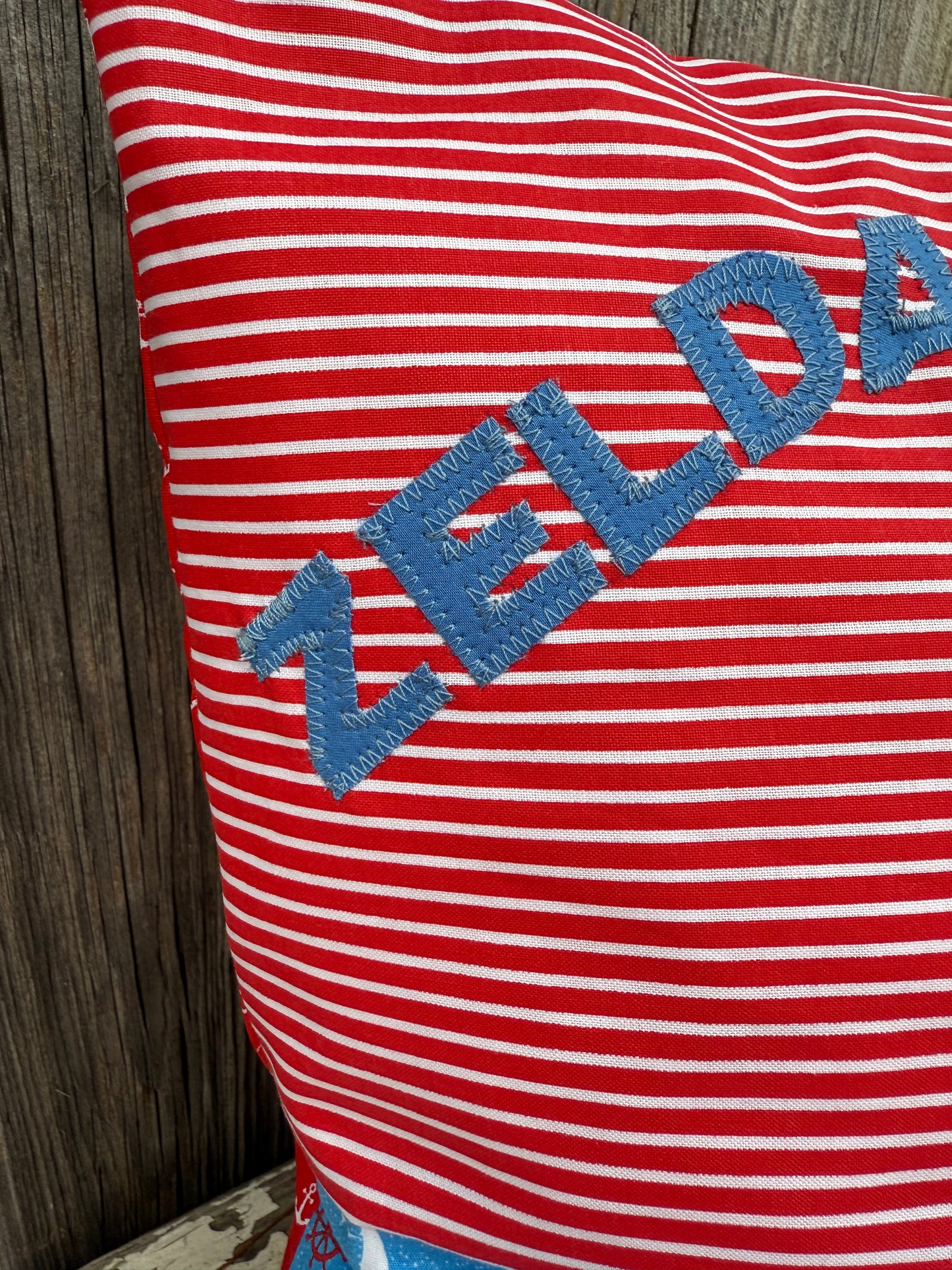Kissen Ente – Maritimes Dekokissen mit Entenmotiv und Namensstickerei