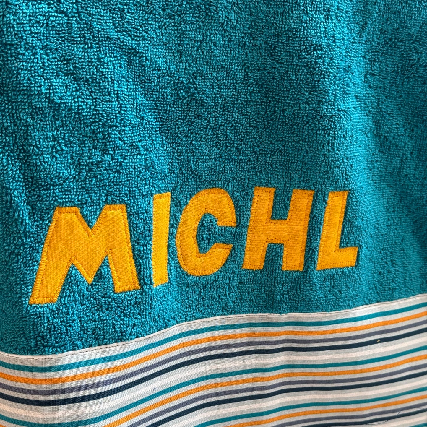 Personalisierbares Kinderhandtuch mit Fuchs – Name bestickt