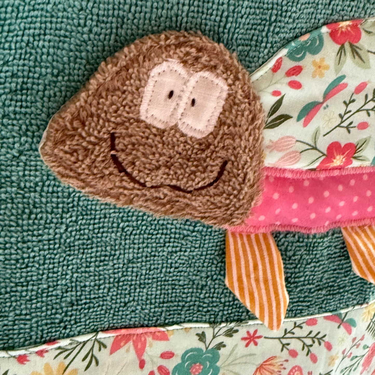 Personalisierbares Handtuch mit Schildkröten-Motiv – für Mädchen